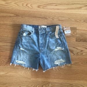Reformation denim shorts